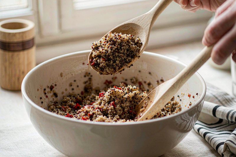Chicken and Farro Salad With Herb Vinaigrette: step 2 - Poach the chicken gently